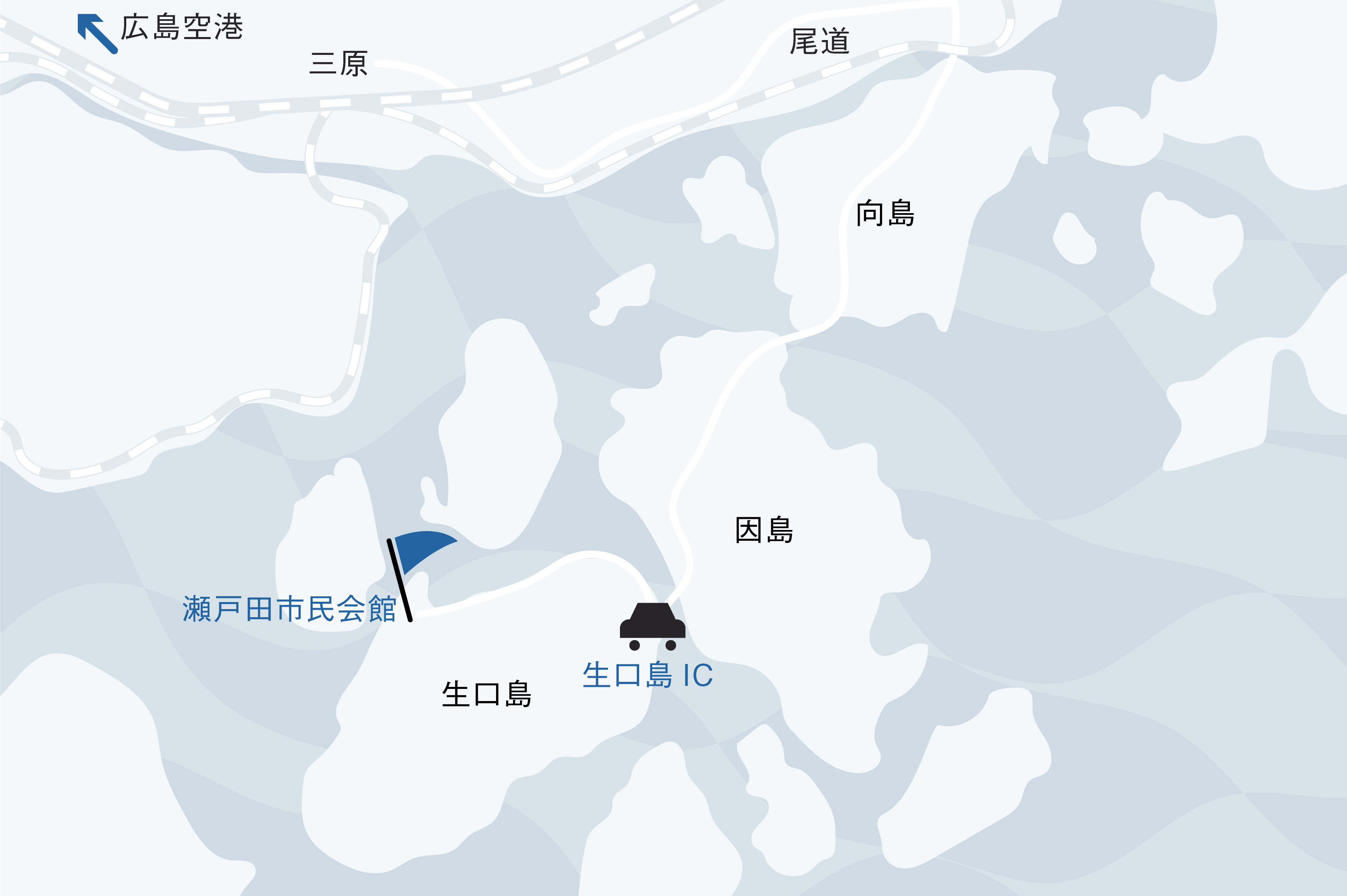 アクセスマップ 車
